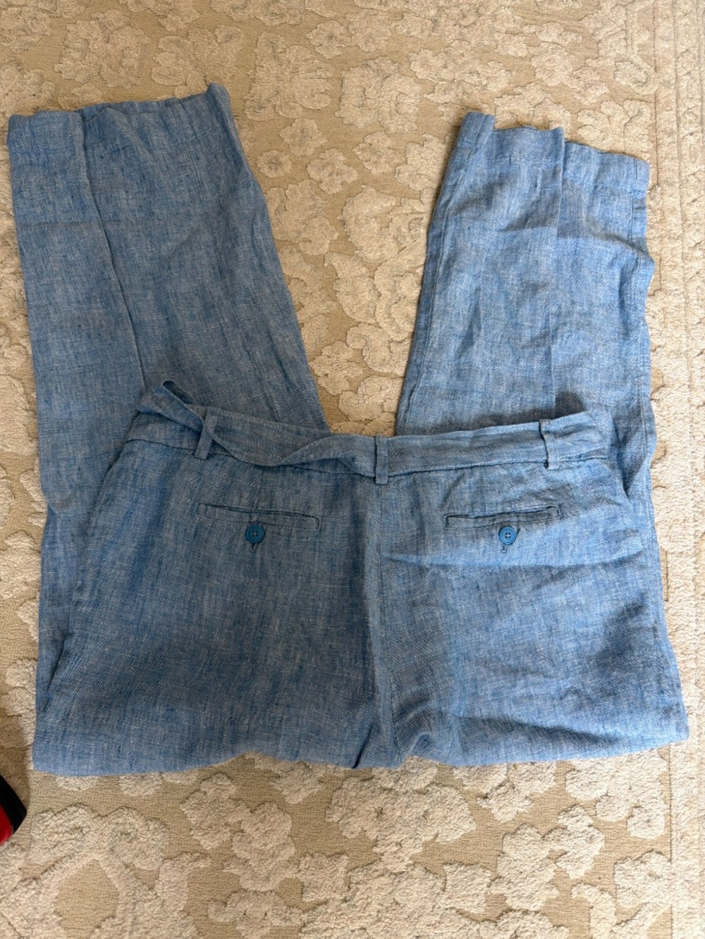 Talbots Linen chambray pants - Picture 5 of 8